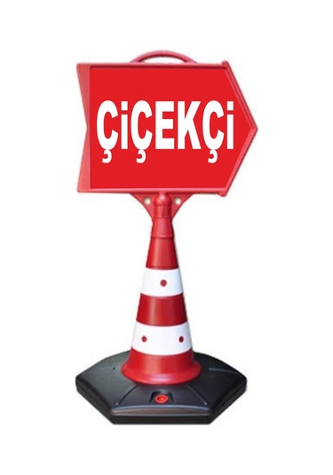 Reklamediyoruz Çiçekci Yazan Ok Yönlendirme Dubası