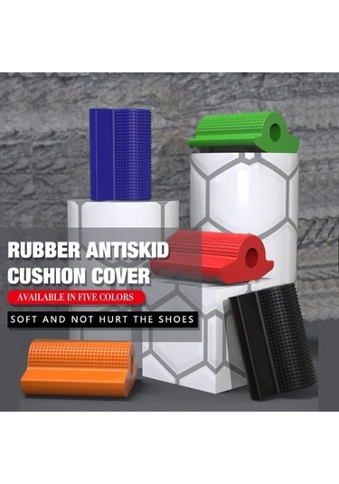 Kırmızı Motosiklet Pedalı Vites Değiştirme Parçaları Vites Kolu Kılıfı Kauçuk Ayakkabı Koruması