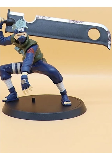 Naruto Hatake Kakashi Broadsword Squat Anime Aksiyon Figürü