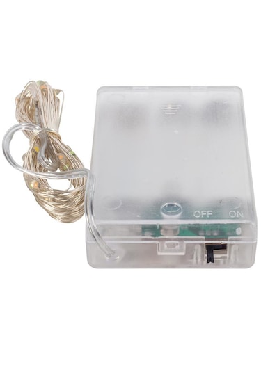 Rgb 5 Metre Süsleme Ledi Pilli Led Işık Dekoratif Renkli Led RGB