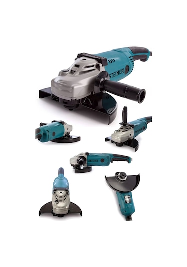 Steiner 3800 W 180 MM Tam Profesyonel Büyük Taşlama Demir Kesme Makinesi