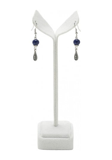Lapislazuli Doğaltaş Kolye Ve Küpe