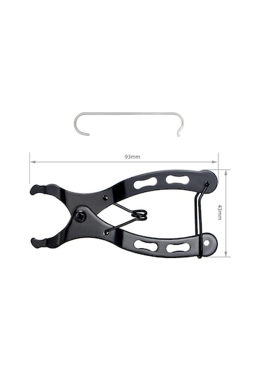 Suntek Bisiklet Bağlantı Pense Tamir Aracı Taşınabilir Hafif Siyah