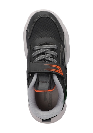 Slazenger NABIL Çocuk Cırt Cırtlı Koyu Gri Günlük Spor Ayakkabısı