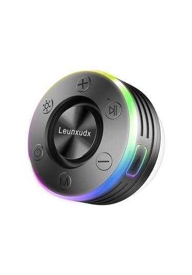 Youtek T7a Siyah Ipx7 Su Geçirmez Banyo Hoparlörü - Bluetooth 5.2, Fm Radyo, 15m Mesafe, 5w Güçlü Ses, Toz Ve Darbe Dayanıklı Mini Müzik Çalar