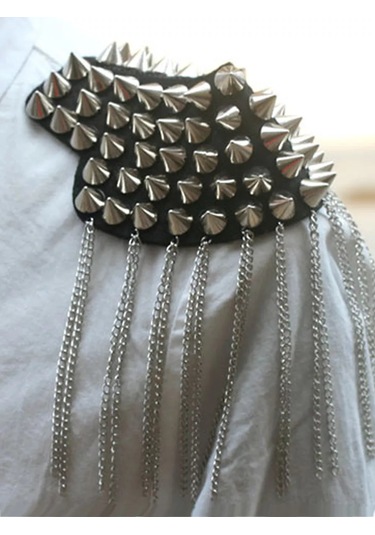 Blucome Bijuteri Broş Etek Pantolon Ceket Zarafeti İçin Epole Ekleme Broş Giysiler Ve Aksesuarlar İçin Şık Tasarım. S Gri