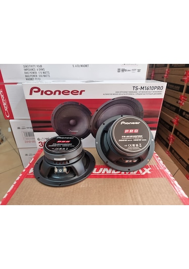 Pıoneer Ts-m1610pro 16 Cm Midrange 300w 100 Rms 1 Takım 2 Ade