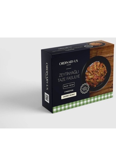 Ordinary-Us Zeytinyağlı Taze Fasülye 150 G 1 Porsiyon