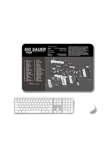 2 Adet Isı Transferli Kaymaz Tek Taraflı Ofis Oyun Mouse Pad 5mm Sps-sigp229