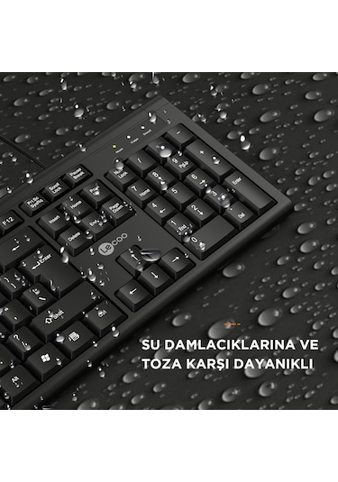 Lecoo KB101 USB Kablolu Türkçe Q Klavye