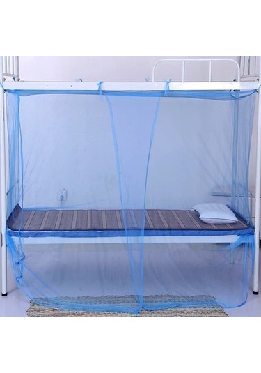 Hfambition Öğrenci Yatak Odası İki Kişilik Kare Tavanlı Ultra Yoğun 120x200 Mavi Konik, Ev Kullanıma Uygun, Kolay Kurulum, Dayanıklı Malzeme