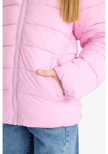 Defacto Lila Kız Çocuk Mont E5406a8/pr66 Lila