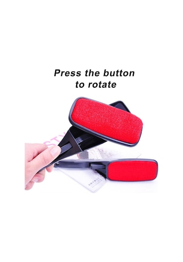 Sihirli Tüy Toz Fırçası Evcil Hayvan Tüyü Temizleyici Giysi Kuru Temizleme Döner Şık Statik Fırçalar Toz Temizleyiciler Siyah