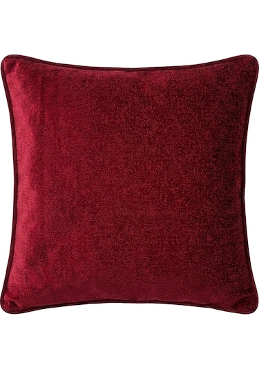 "albert" Kadife Dokulu Kırlent Kılıfları - 45x45 Bordo