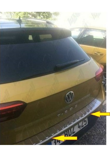 Ebal Otomotiv VW T-ROC Arka Tampon Üstü Koruma 2017 ve üzeri