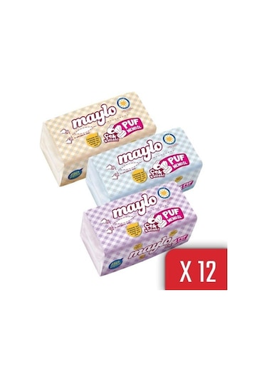 Maylo Puf Mendil Kış Serisi 150 Yaprak 12'li Paket