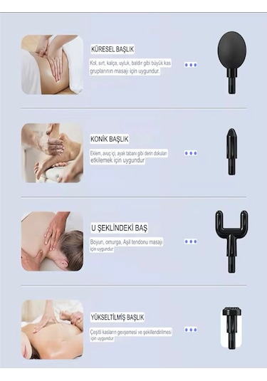 Amg017 Taşınabilir Sessiz Mini Masaj Aleti - 6 Hız Ayarlı, Lcd Ek Siyah