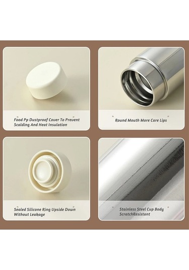 Maoyaya 180 Ml Küçük Kapasiteli 316 Paslanmaz Çelik Taşınabilir Vakum Pratik Tasarım