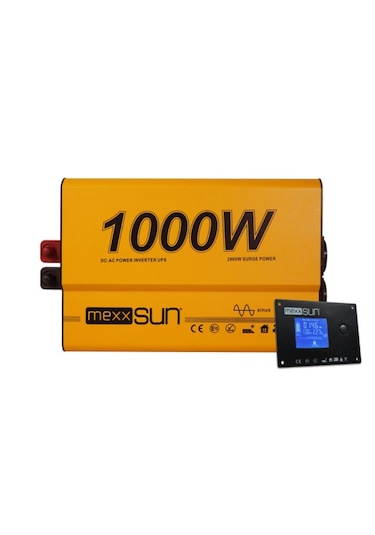12v Volt - 1000w Watt Tam Sinüs Şarjlı Ups İnverter 220v Çevirici