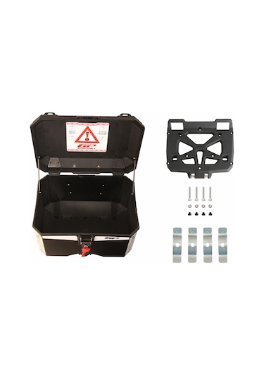 GP Kompozit Universal 45 lt Plastik Motosiklet Çantası Siyah