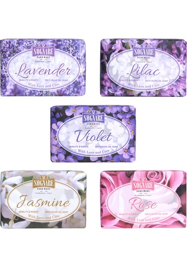 Sognare Natura Doğal Zeytinyağlı Katı Sabun 175 G x 5