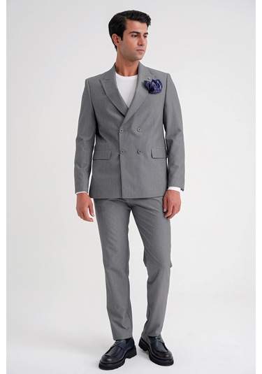 C 719 Ceket Comfort Füme Füme