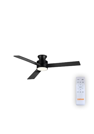 Ceiling Blade Fan 18w 3 Kanatlı Siyah Kumandalı Tavan Vantilatörü