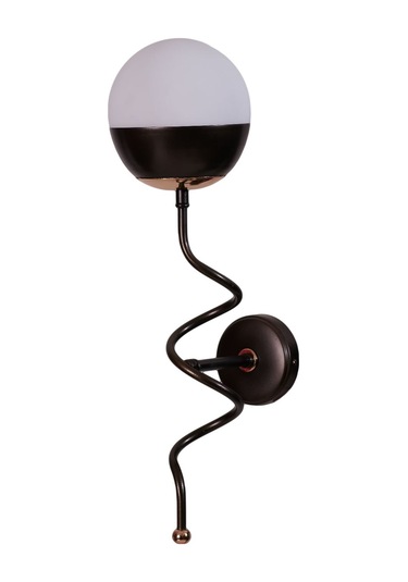 Luzarana Stella Gold-eskitme Metal Gövde Beyaz Camlı Tasarım Lüx Aplik Eskitme