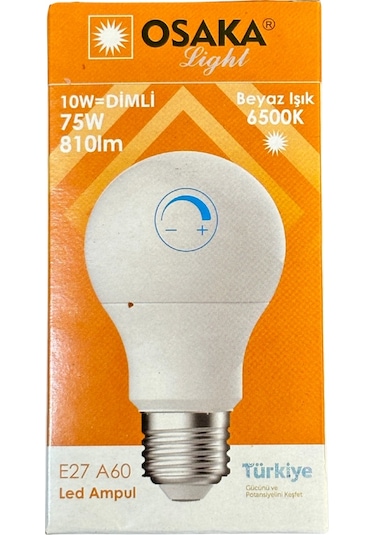 Osaka 10w 75w 6500k Beyaz Işık E27 Duylu Dim Edilebilir Led Ampul