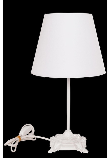 Doğu Abajur Beyaz Beyaz