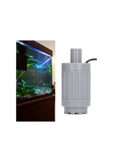 Geeksen 12v Dc Suşme Pompa, 5m Yükseklik, 40m³/saat Debi, Sessiz Çalışma, Su Yokluğu Korumalı, Akvaryum Ve Bahçe Kullanıma Uygun