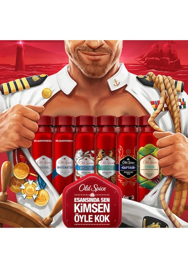 Old Spice Captain Sprey Deodorant 150 ML