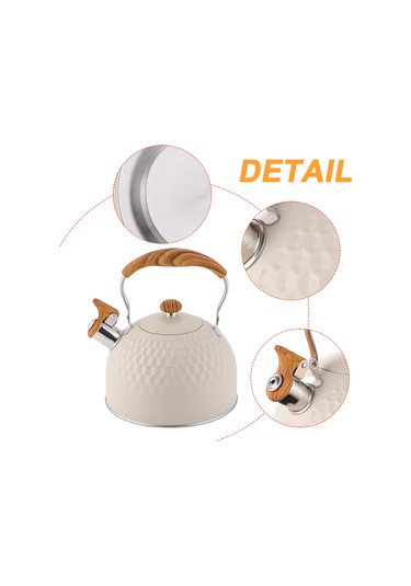 Paslanmaz Çelik Çaydanlık, Yüksek Sesli Düdük, Isıya Dayanıklı Sap, Eşit Şekilde Isıtılmış Taban, Güzel Ve Dayanıklı Yapı, Sıcaklığa Dayanıklı Sap Diğer