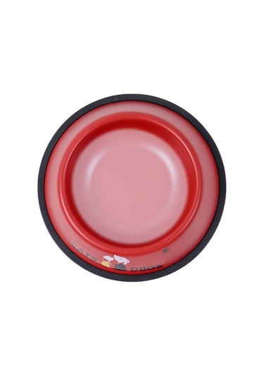 Renkli Metal Mama Kabı Kedi Köpek Mama Su Kabı 18 CM