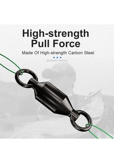 Krallık Rulman Döner Balıkçılık Konnektörü Yüksek Mukavemetli Haddeleme Paslanmaz Çelik Olta Takımı Topu Balıkçılık Aksesuarları