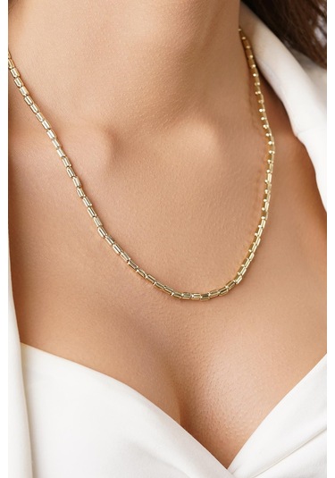 14 Ayar Altın Kalemli Roller Kolye Sarı Altın