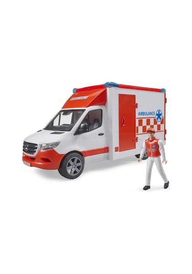 Bruder Mercedes Benz Sprinter Sirenli Ambulans Ve Ekibi Br02676