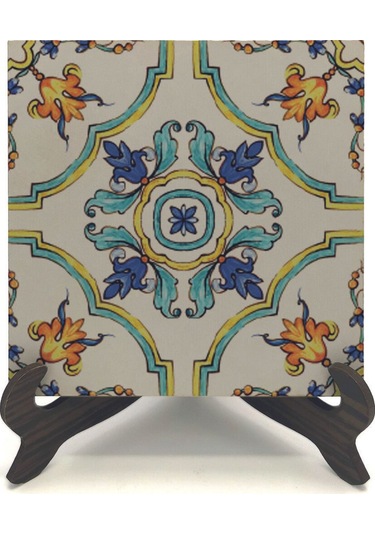 İtalyan Deseni Baskılı Mdf Masaüstlük 10x10 669