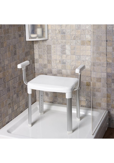 Primanova Banyo Sandalyesi Kollu Cappadocia Primanova Beyaz