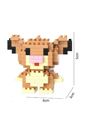 New Block Bricks 3d Puzzle Yapı Blokları Seti - Aslan Kral Simba