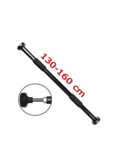 Koridor Barfiksi 130 - 160 CM Arası Ayarlanabilir Siyah