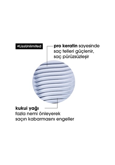 L'Oréal Professionnel Serie Expert Liss Unlimited Elektriklenme Karşıtı Yumuşaklık Veren Şampuan 500 ML