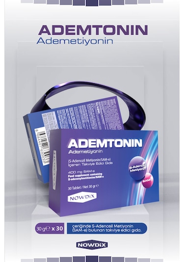 Nowdix Ademtonin Ademetionin 400 Mg 30 Tablet