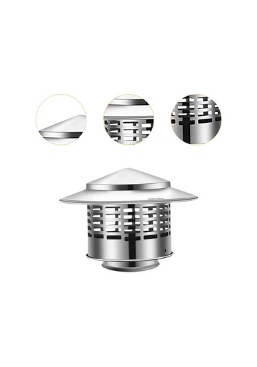 Suntek Yuvarlak Baca Kapağı Ev Yağmur Geçirmez Egzoz