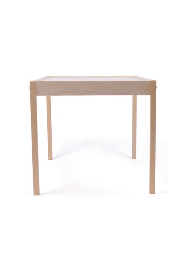 Montessori Çocuk Ahşap Etkinlik Masası Ahşap