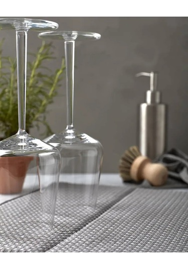 Smart Microfiber System Bulaşık Kurutma Paspası, Mikrofiber 194483998 Gri