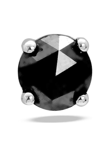 Ariş 0.50 Karat Siyah Pırlanta Erkek Küpe