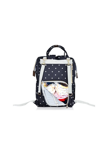 Lal Baby Puantiyeli Anne Bebek Bakım Sırt Çantası Çok Renkli