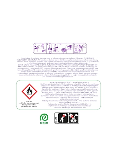 Air Wick Oda Kokusu Freshmatik Makine Yedek Spreyi 6 x 250 ML