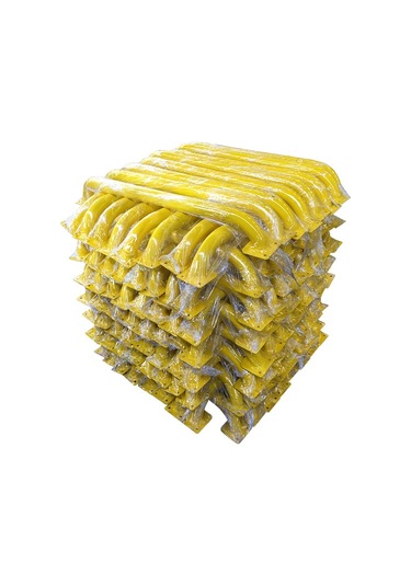 Araç Bariyeri Otopark Ayırıcı Araç Stoperi Yaslama Demiri Bariyeri 110cm Ø60mm 2mm